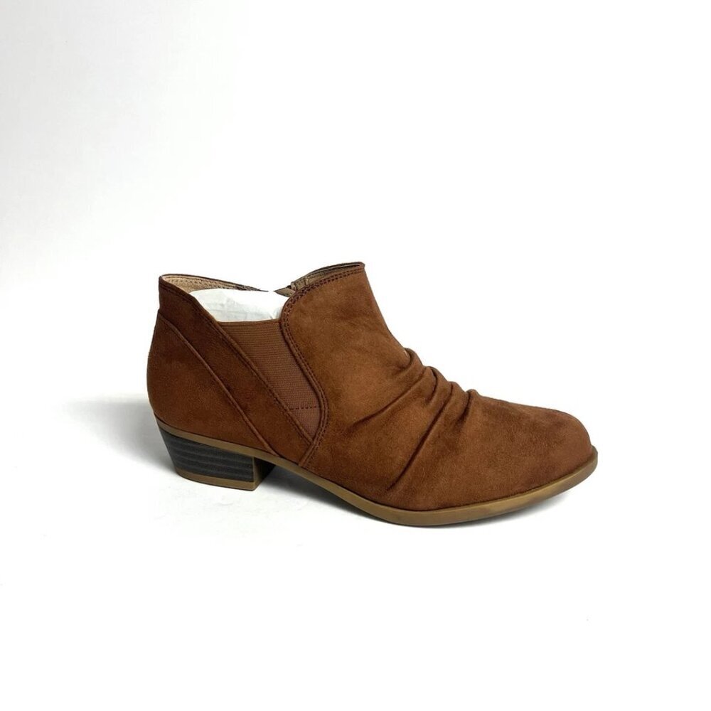 Lifestride Women’s Aurora Brown Ankle Boots Size 6.5M